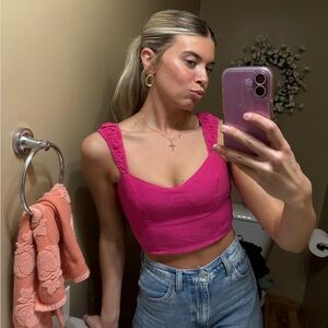 Vibrant Pink Women's Tank Top